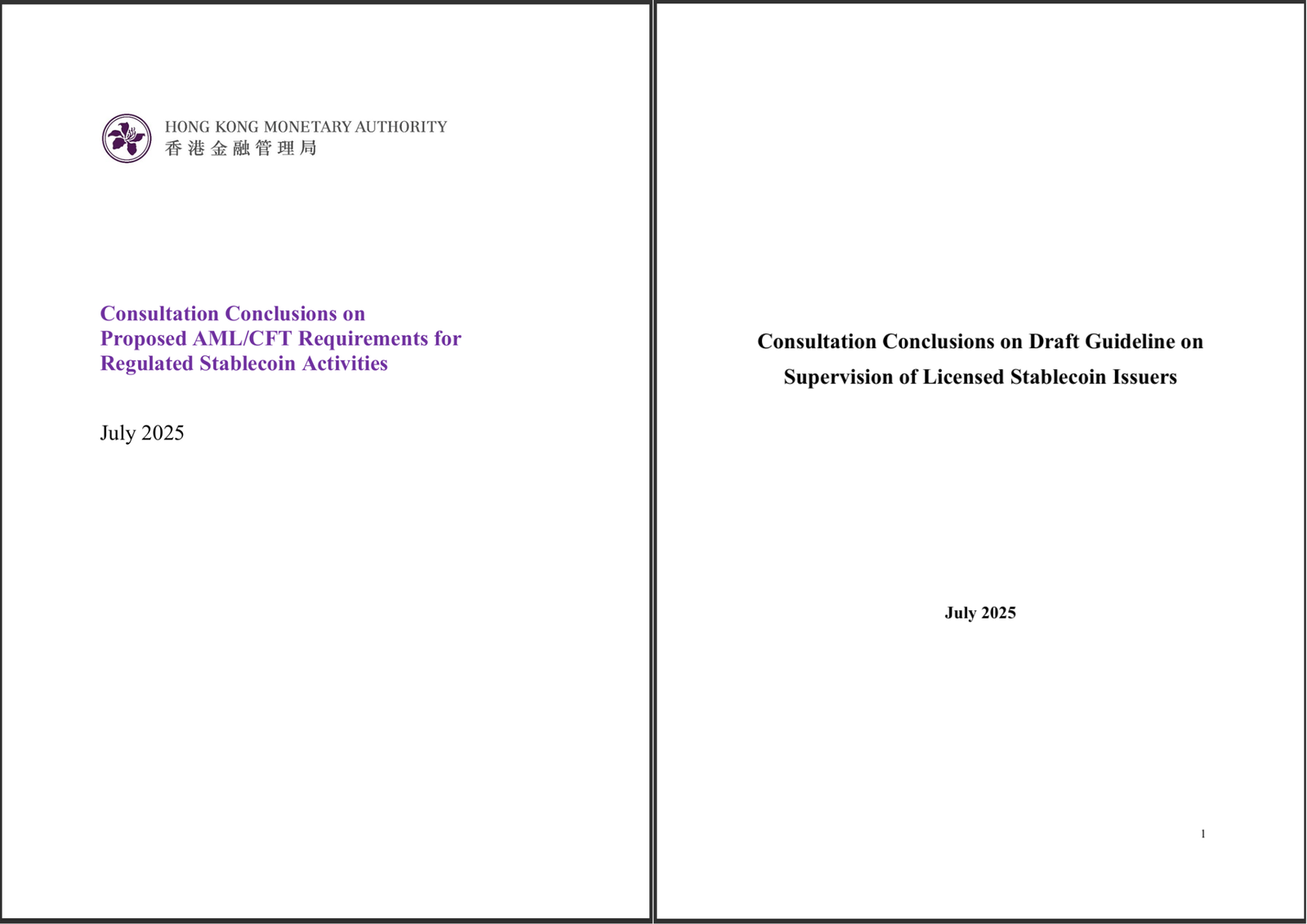 2 consultation conclusions regarding stablecoin issue