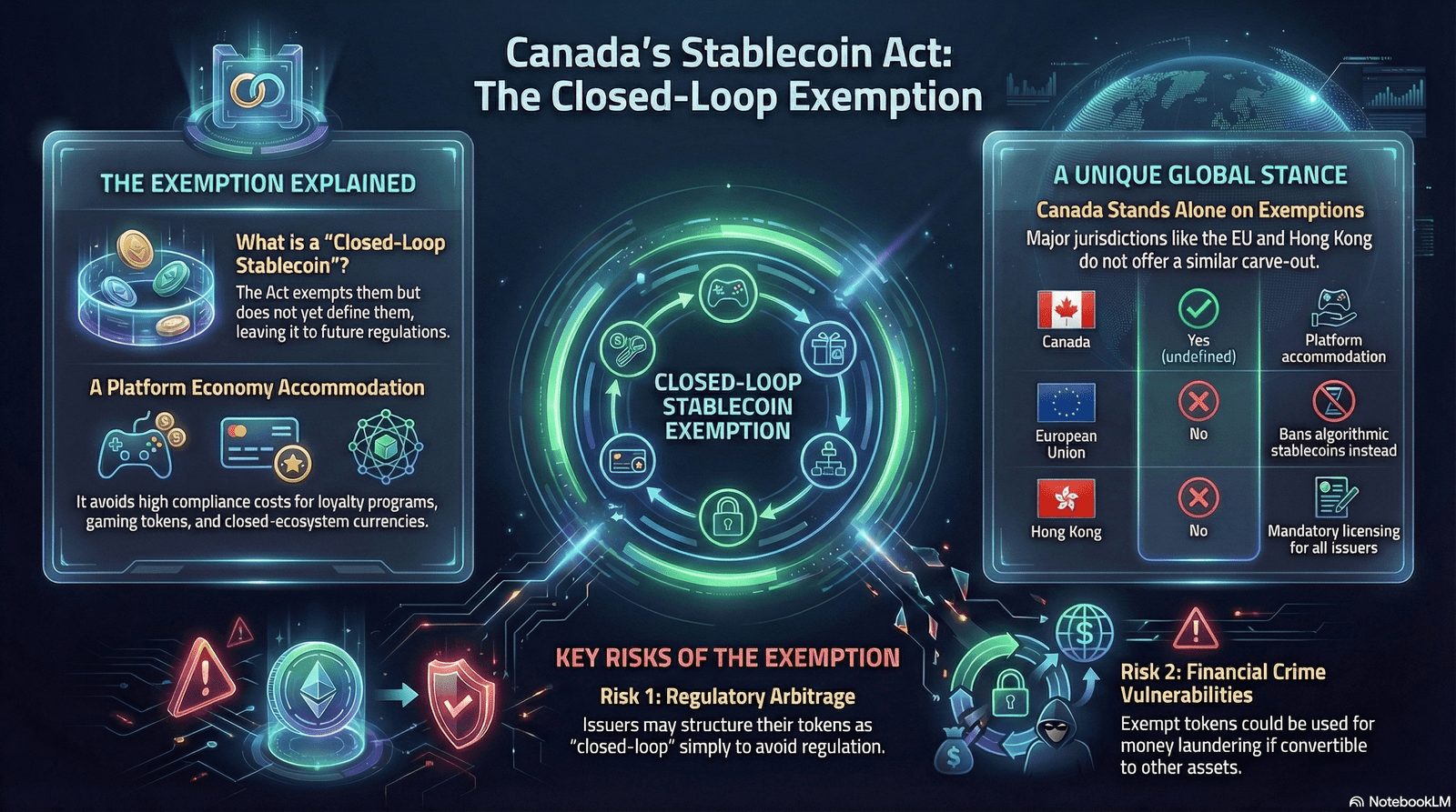 Canada's Stablecoin Act Draft Framework - Closed Loop Exemption